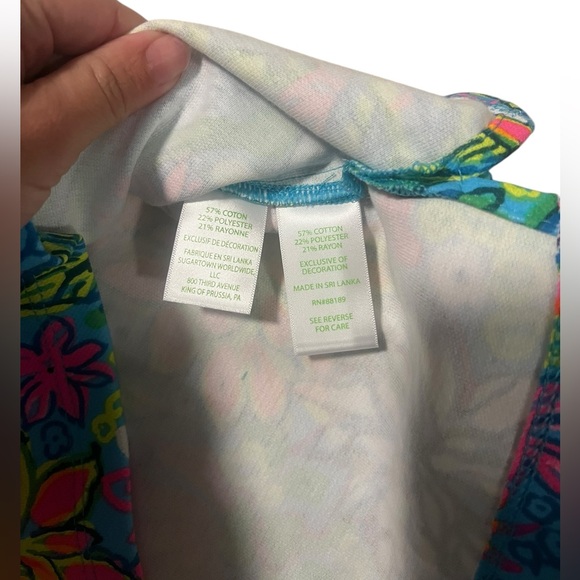 Lilly Pulitzer Girl's Lilly Knit Shift Dress - Picture 9 of 10